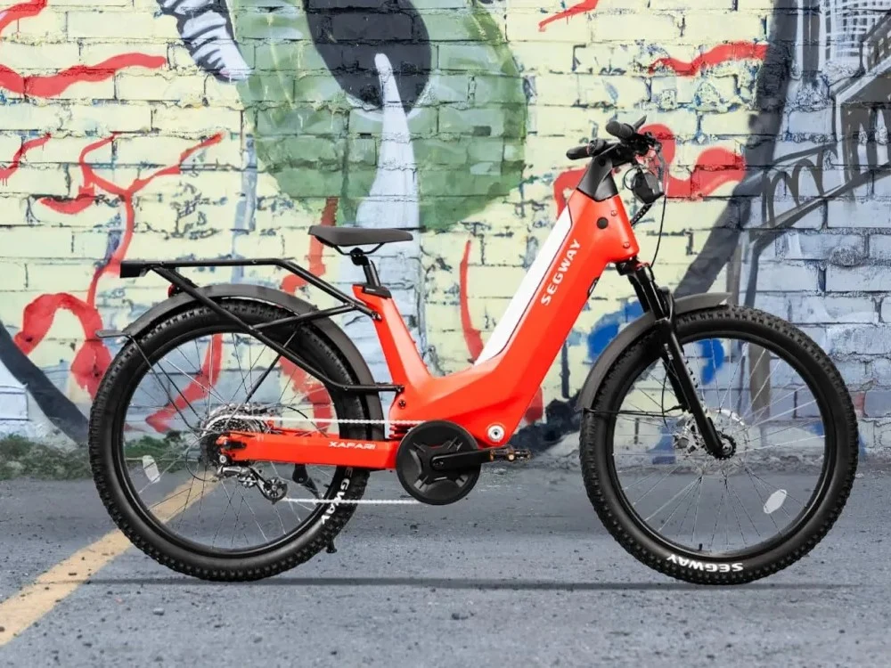 Segway Xafari: High-Performance E-Bike with 88-Mile Range in Crimson Red
