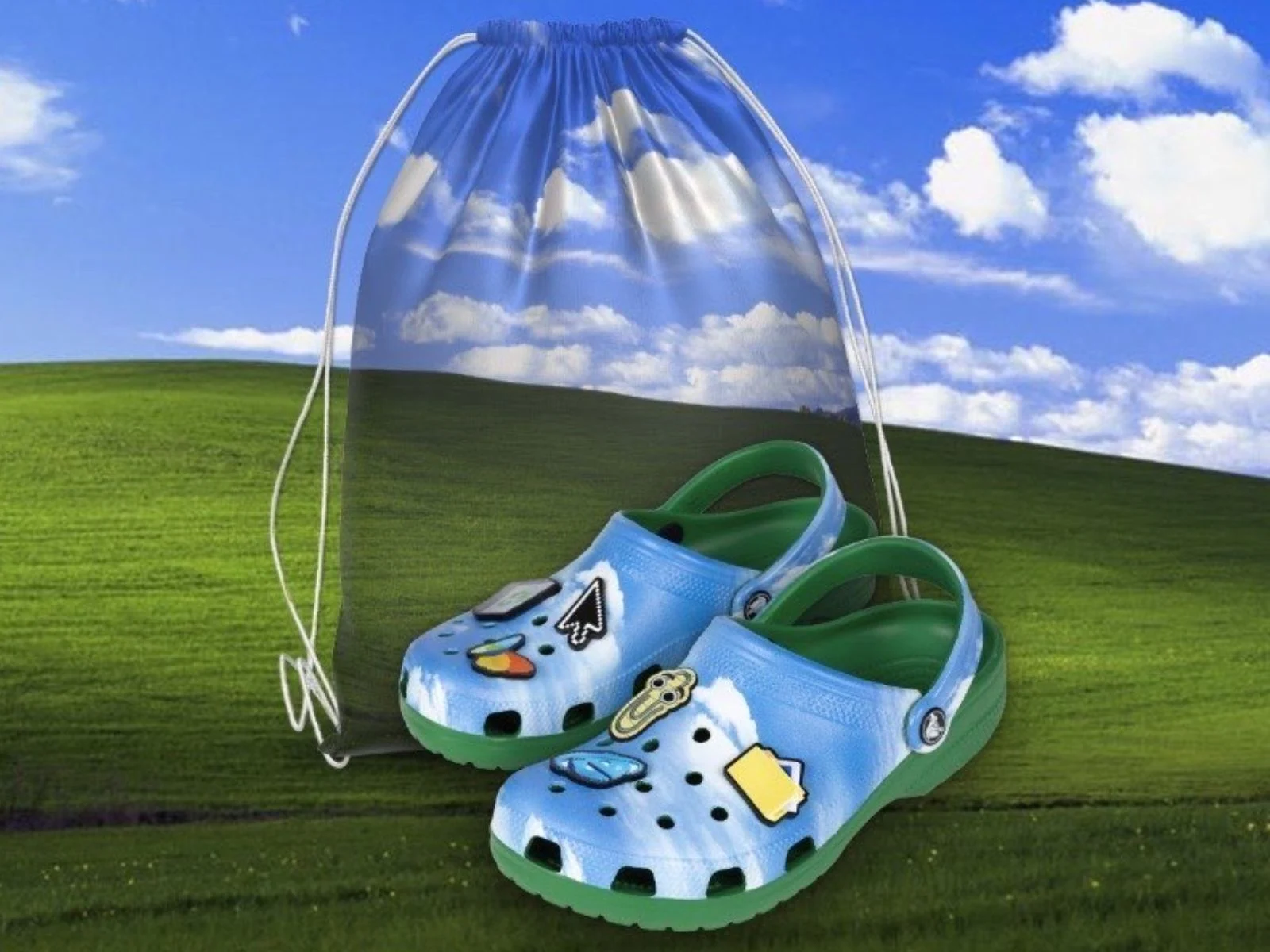 Microsoft XP Crocs: Comfort for Your Feet with Clippy Design $80