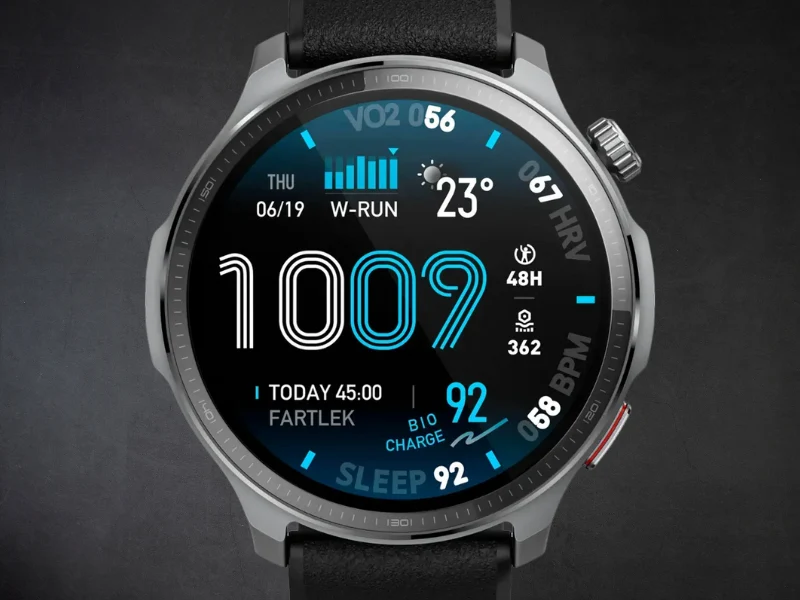 Amazfit Launches Smartwatch with BioCharge and Heart Rate Monitor