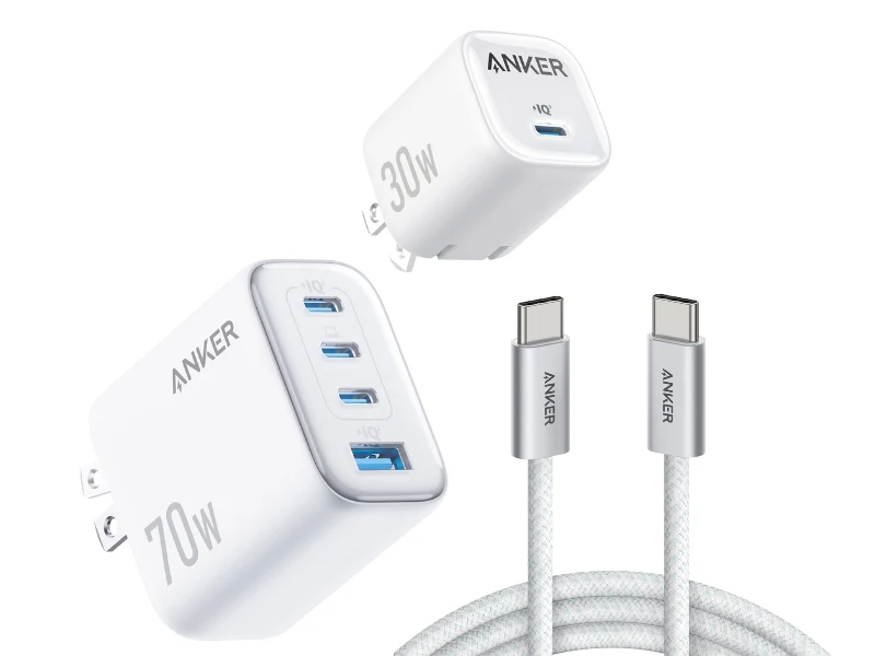 Anker 70W/30W Wall Charger Bundle Now Only $29.99