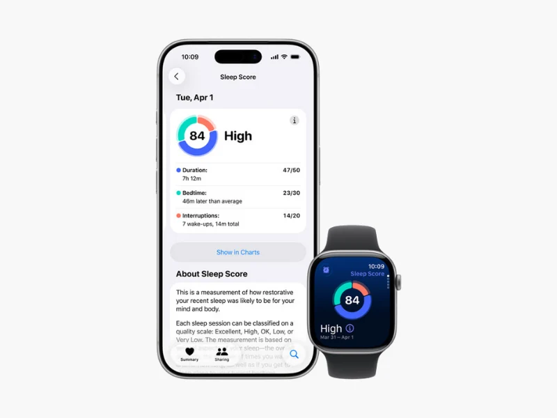 New Apple Sleep Score Available for Garmin and Amazfit Users