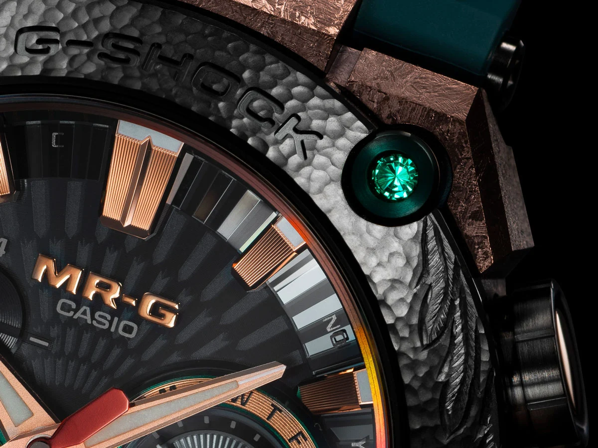 High-Res Images of Casio G-Shock MRG-B2000KT-3A Bezel Detail