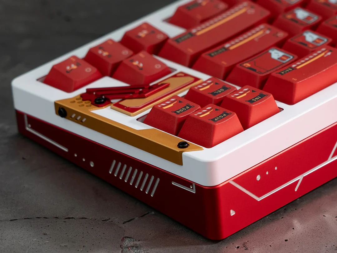 Chilkey’s Compact Evangelion Gaming Keyboard with Cork Damper