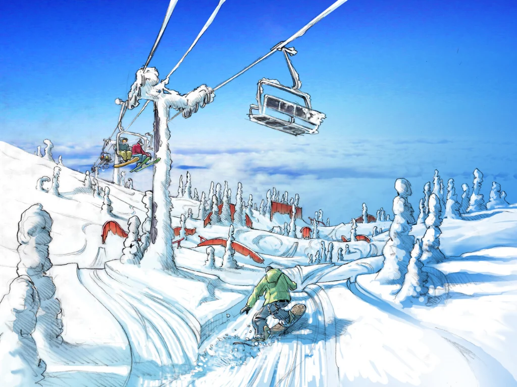 SSX Project Gravity Concept Art Unveils Canceled Snowboarding Game
