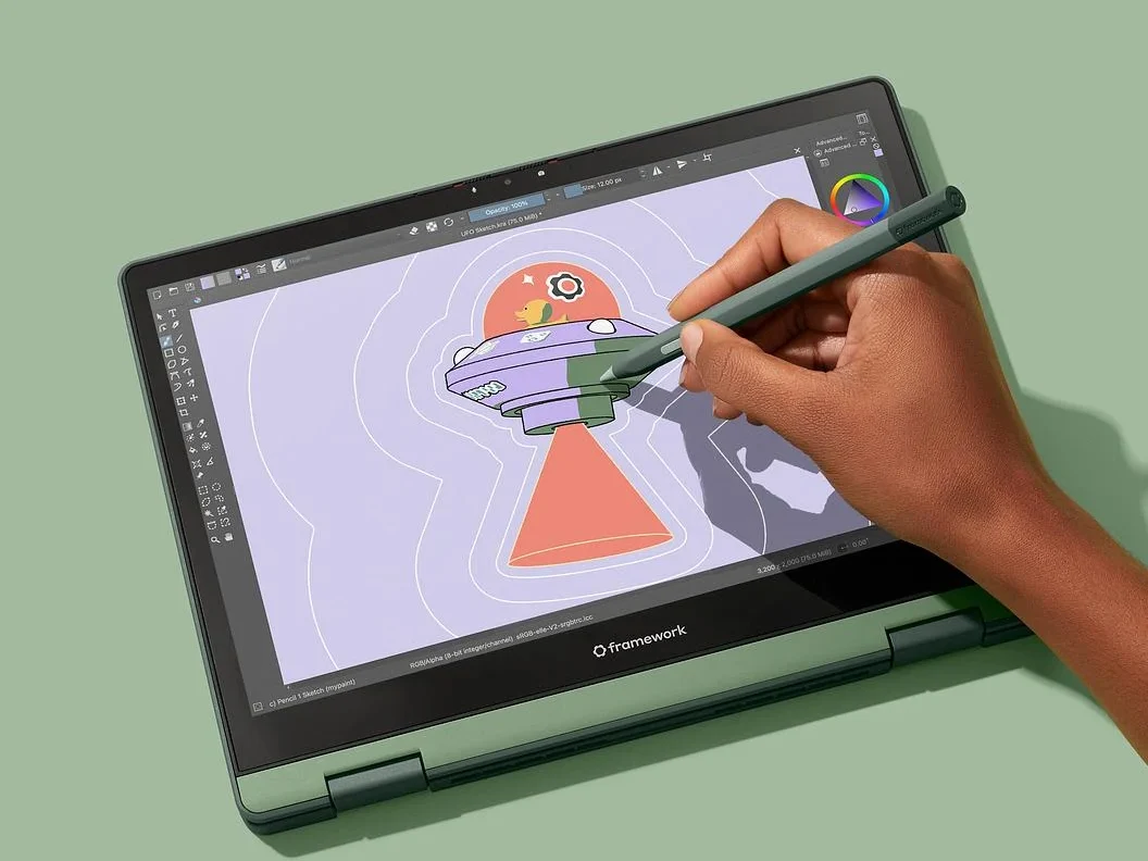 Framework Laptop 12 Stylus Launches at $59 with Desktop Accessories