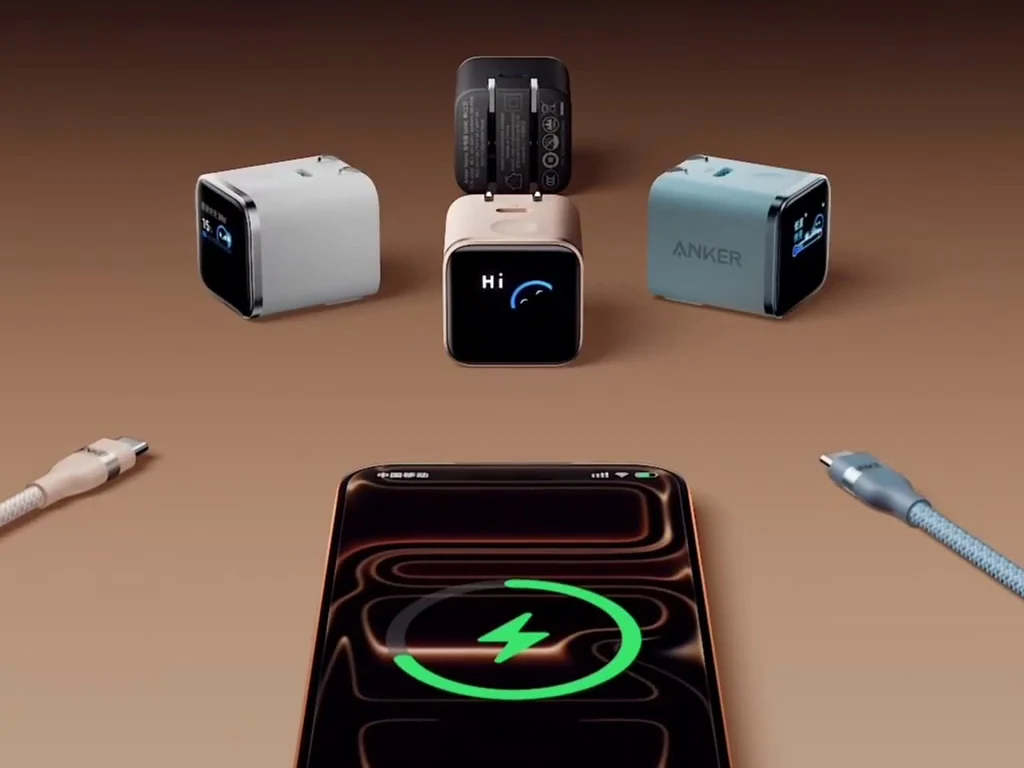Anker Launches Compact Fast Charger with Digital Display & Smart Tech