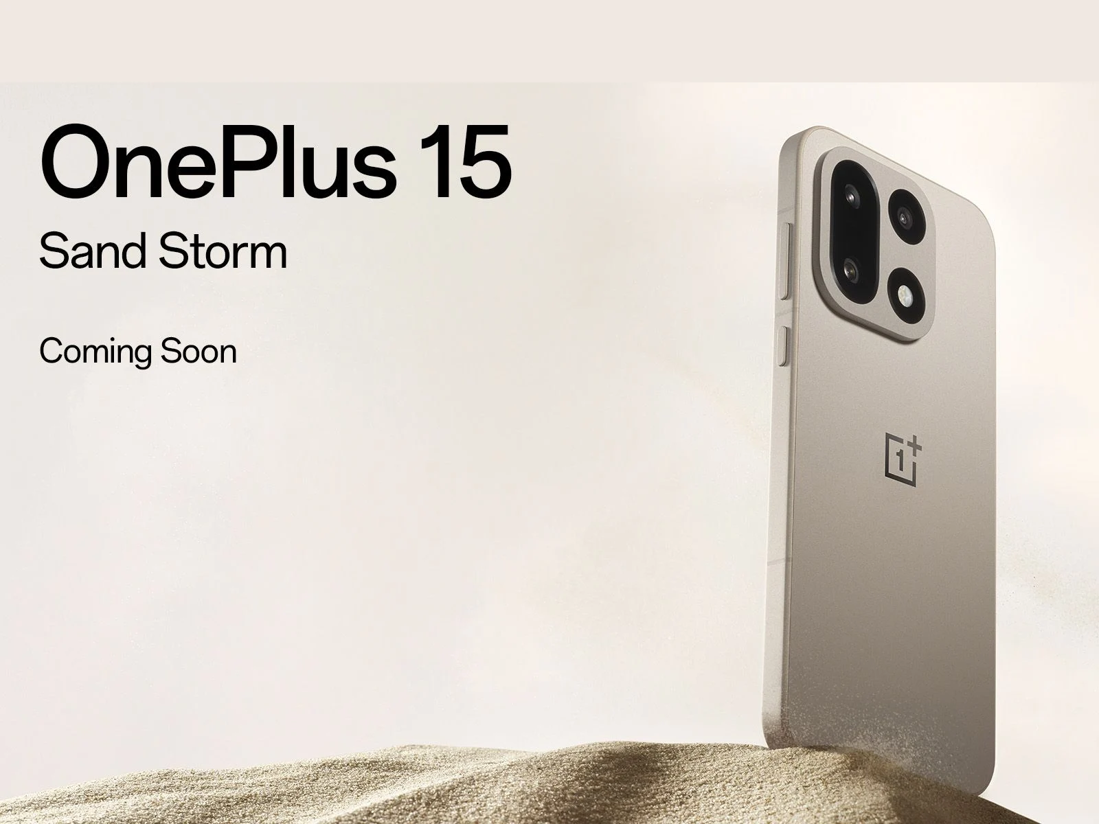 OnePlus 15 “Sand Storm” Edition Features Aerospace-Grade Ceramic