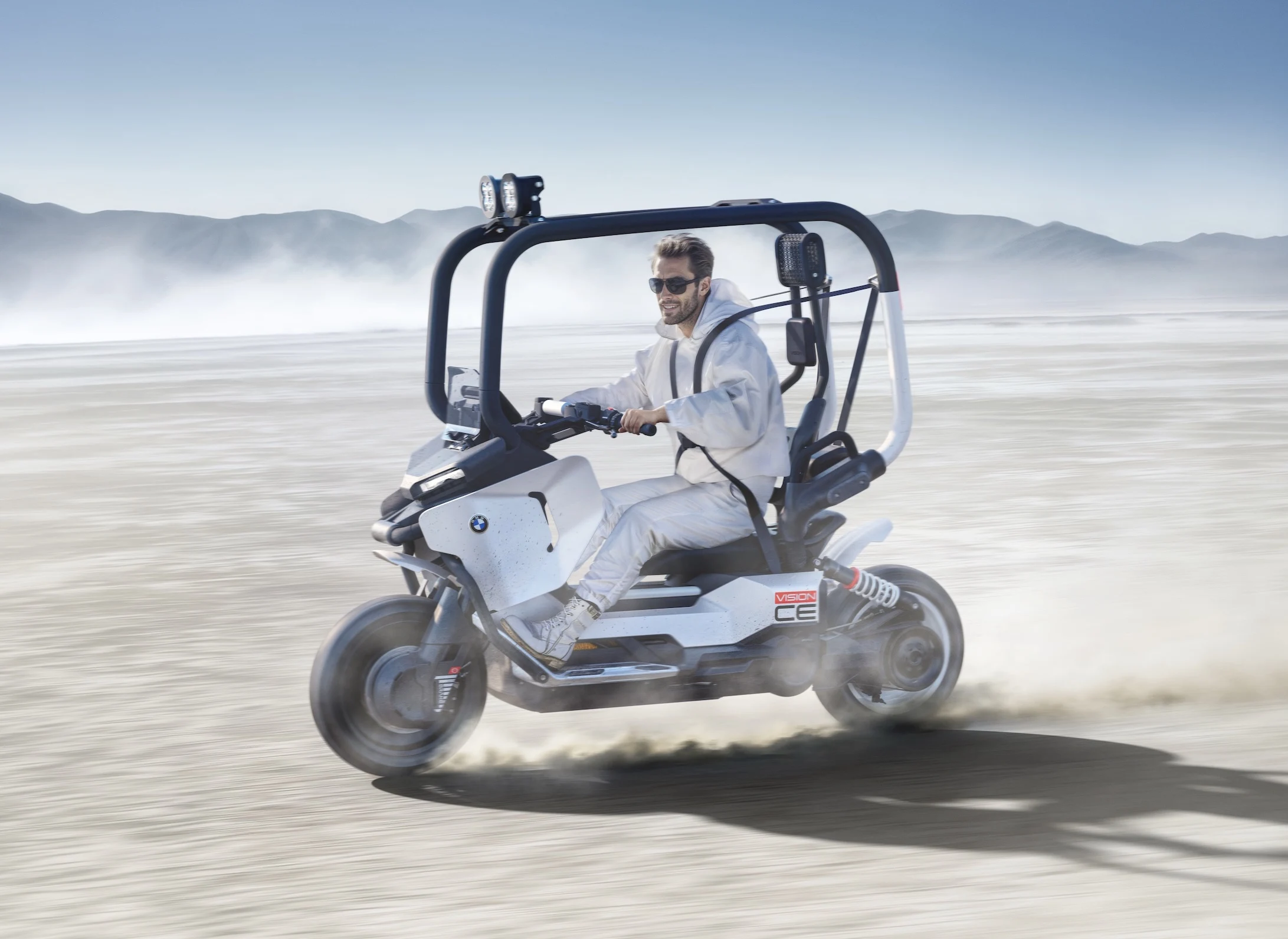 BMW Launches Vision CE: Enclosed Self-Balancing Electric Scooter