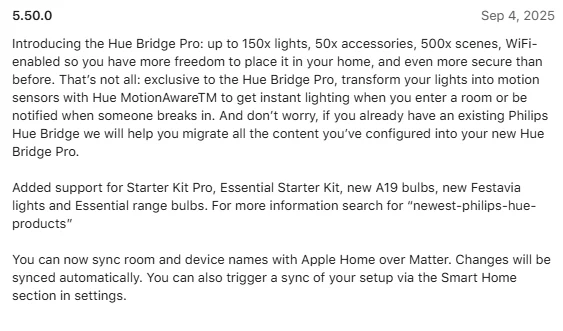 Philips Hue App Update Brings Apple HomeKit Support