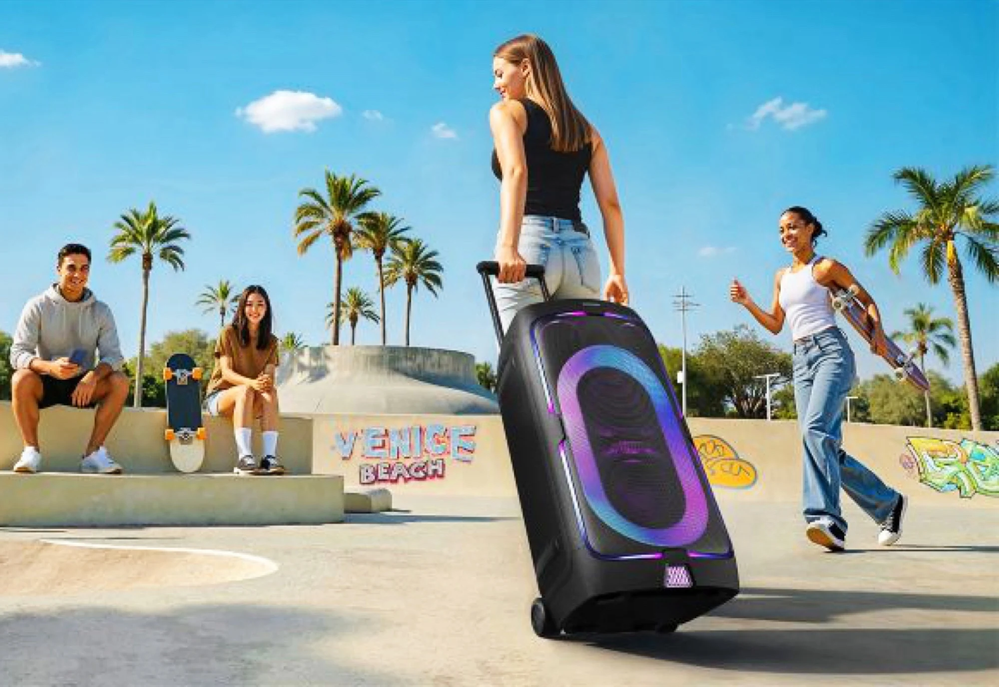 Samsung Sound Tower: 165mm Subwoofers, RGB, 240 Watts Power