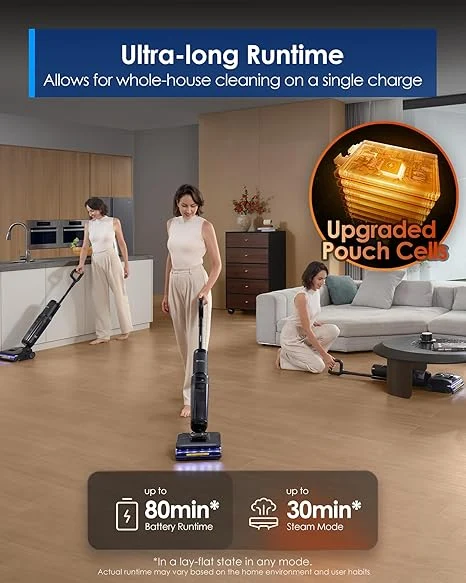 Tineco Launches Floor One S7 Stretch Steam Washer with 80 Min Runtime