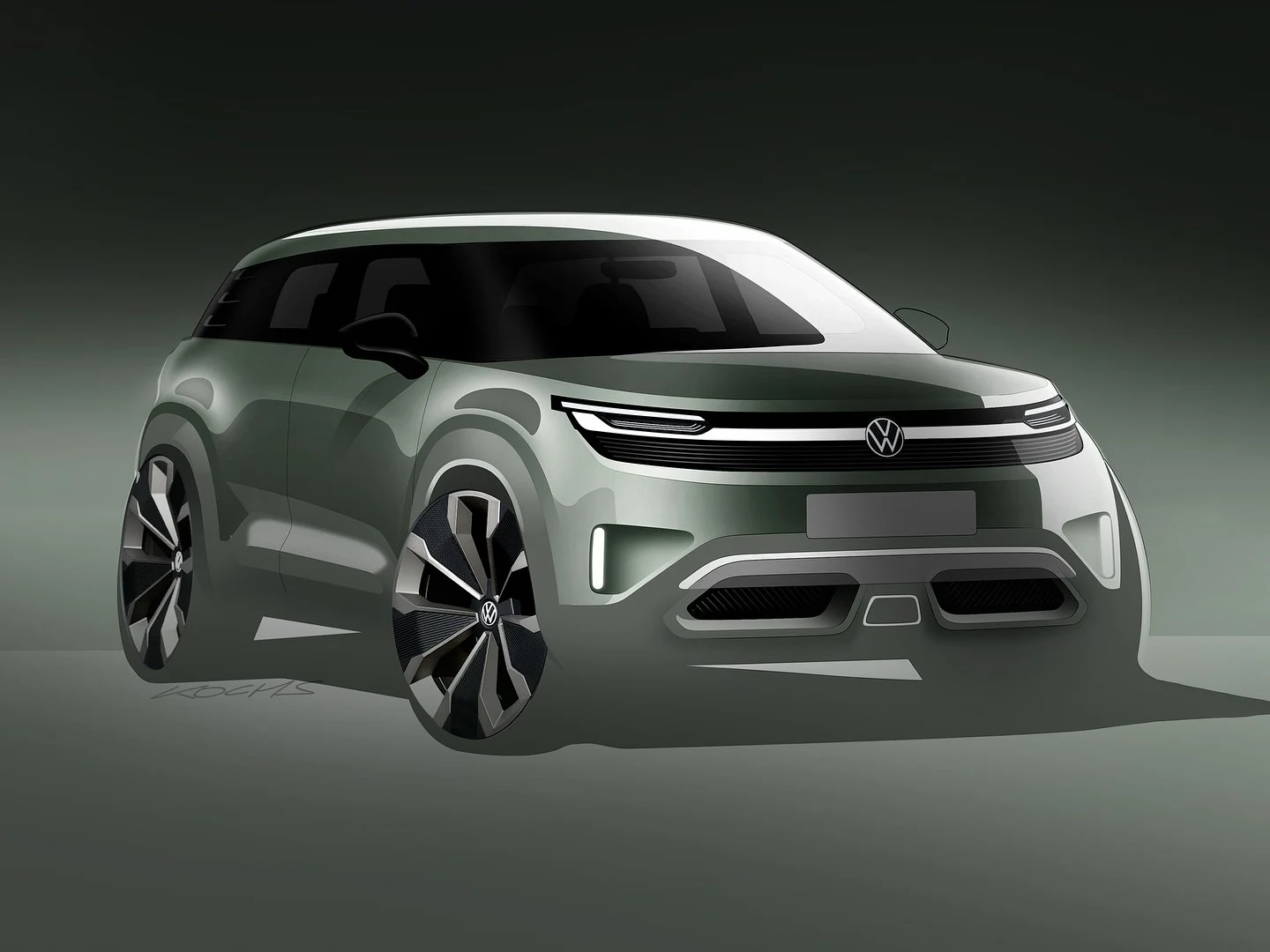Volkswagen Unveils ID.2X Crossover EV Teaser