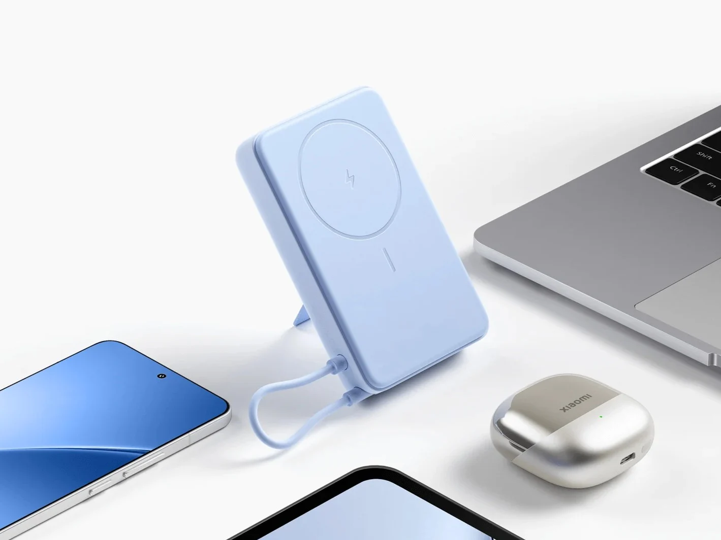 Xiaomi Launches New Magnetic Power Bank with Stand Worldwide