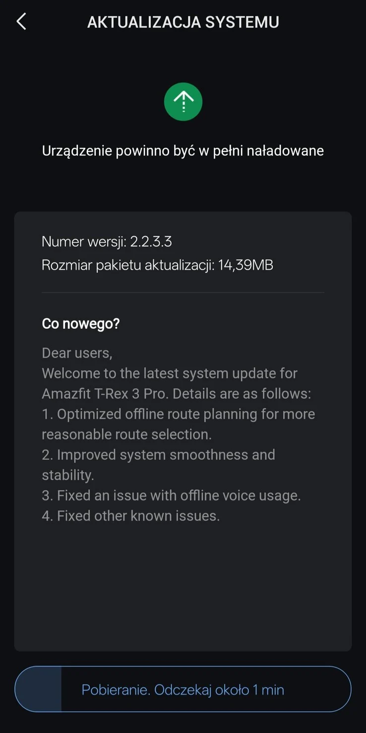 Amazfit Smartwatch Update Adds Improved Route Planning Features