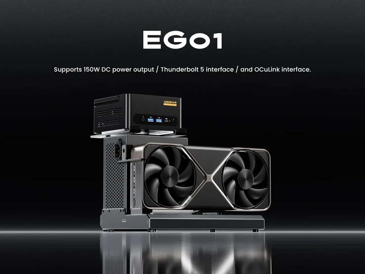 Aoostar EG01: Global Launch of Thunderbolt 5 eGPU Dock with Mini-PC Mount
