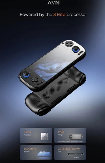 AYN Unveils SoC and Exclusive Display for Odin 3 Gaming Handheld