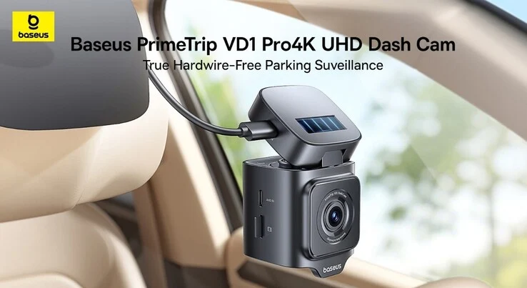 Baseus PrimeTrip VD1 Pro Dash Cam with GPS and No-Wire Parking