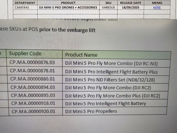 DJI Mini 5 Pro Leak: Enhanced ActiveTrack and OcuSync 4 Plus Features