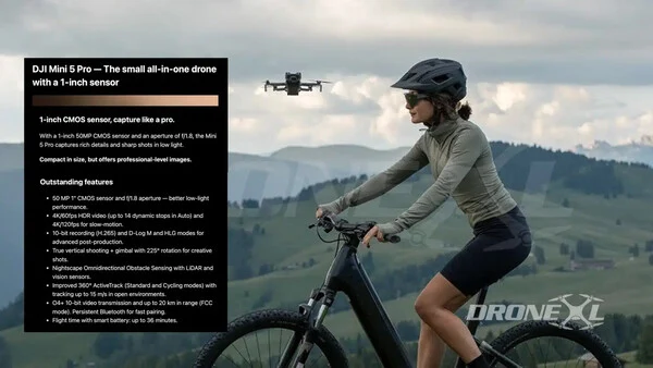 DJI Mini 5 Pro Leak: Enhanced ActiveTrack and OcuSync 4 Plus Features