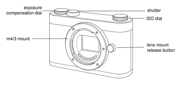 Esquisse Retro Camera: Compact with Large Sensor & OLED Viewfinder