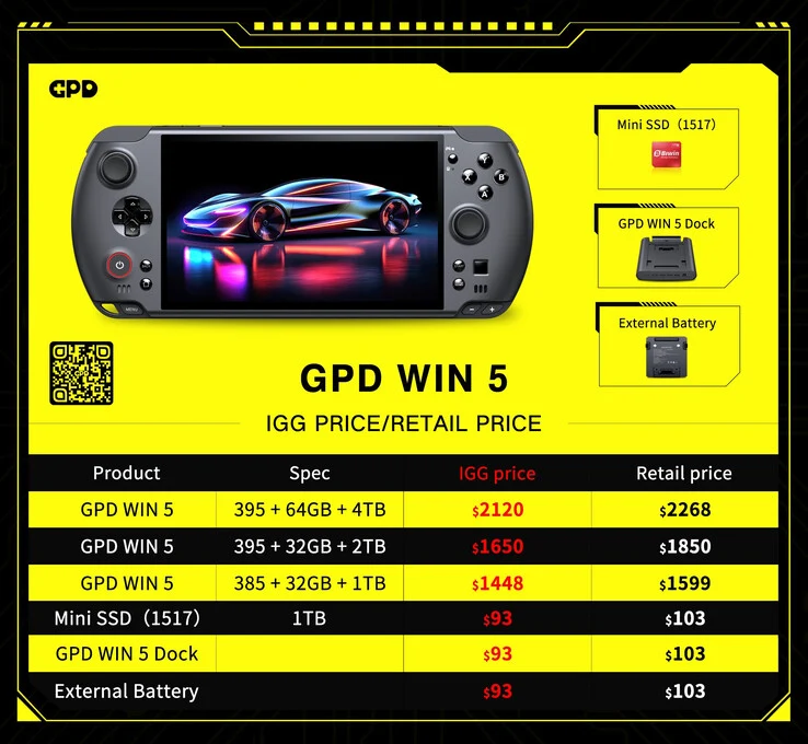 GPD Win 5: Pricing and Launch Date for New Gaming Handheld