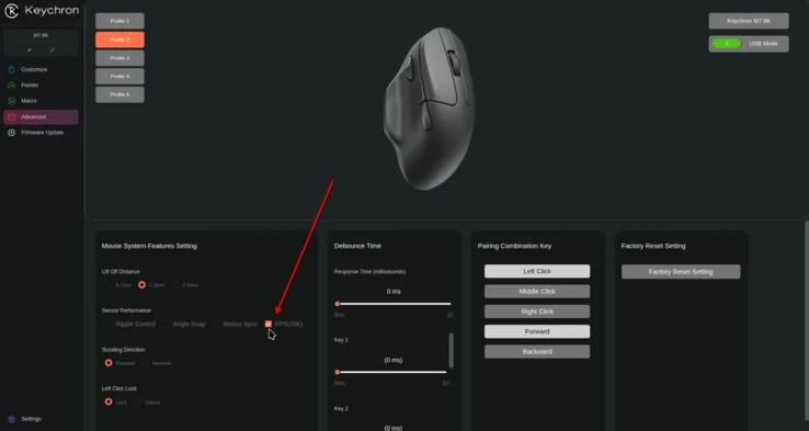Keychron Gaming Mice Update: New Sniper Button and Profiles
