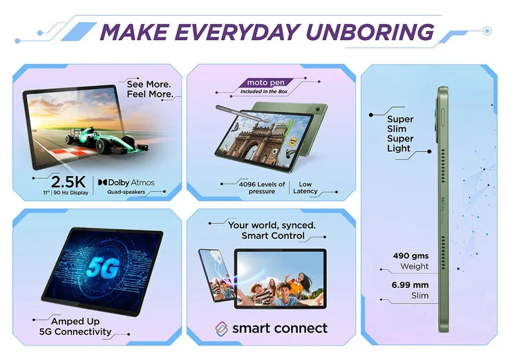 Lenovo Moto Pad 60 Neo: Affordable Tablet with Stylus Included
