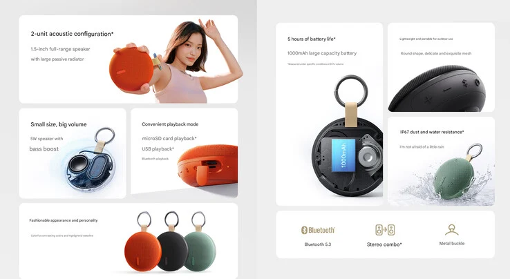 Affordable Redmi Bluetooth Speaker 2: Compact & Water-Resistant