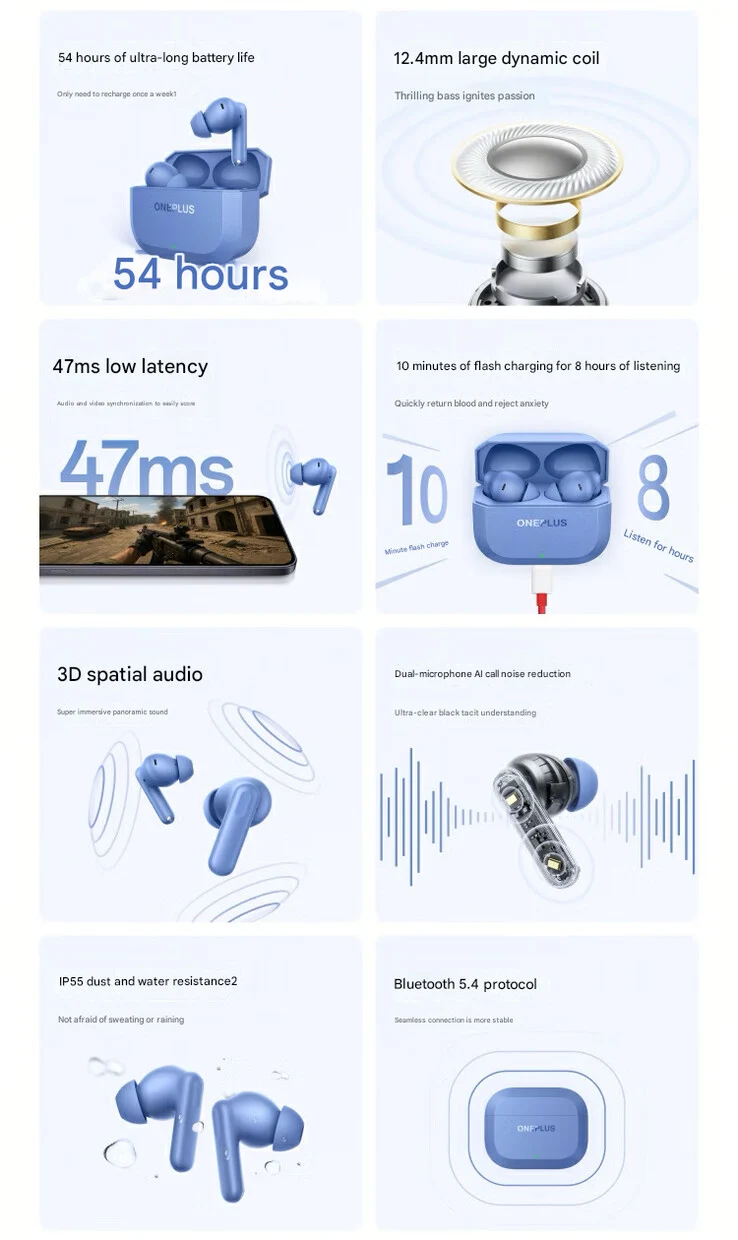 OnePlus Buds 3V: Affordable Wireless Earbuds with 54-Hour Battery