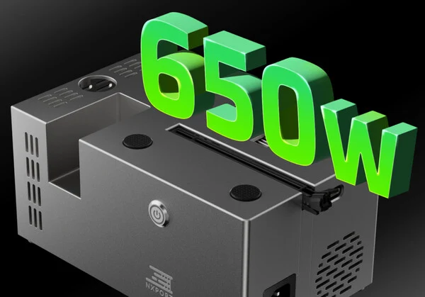 NXPort eGPU Dock Launches: Compact Design & 650W PSU