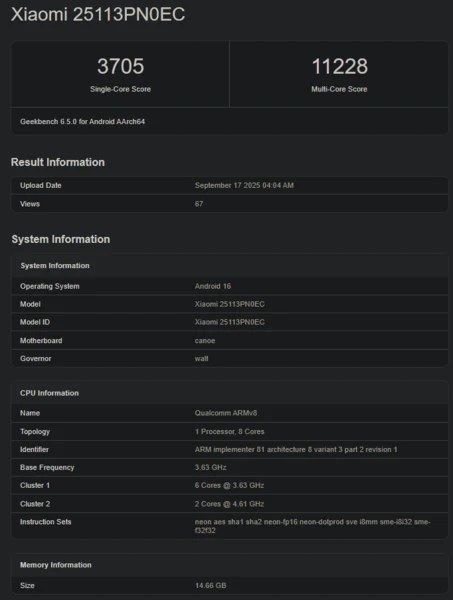 Snapdragon 8 Elite Gen 5 vs Apple A19 Pro: Geekbench Results