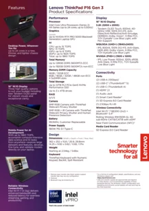 Lenovo ThinkPad P16 Gen 3: Powerful AI CAD Laptop with USB-C Charging
