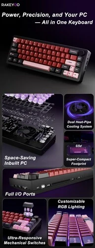Mechanical Keyboard with Mini-PC Hits Funding Goal in 7 Hours