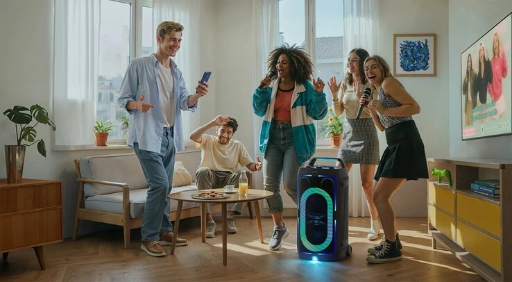 Samsung Sound Tower: 165mm Subwoofers, RGB, 240 Watts Power