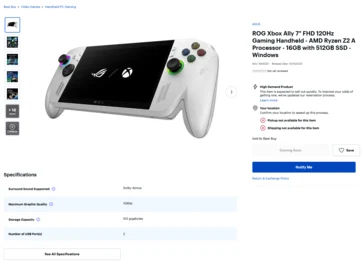 Best Buy Reveals Higher ROG Xbox Ally Pricing Before Preorders