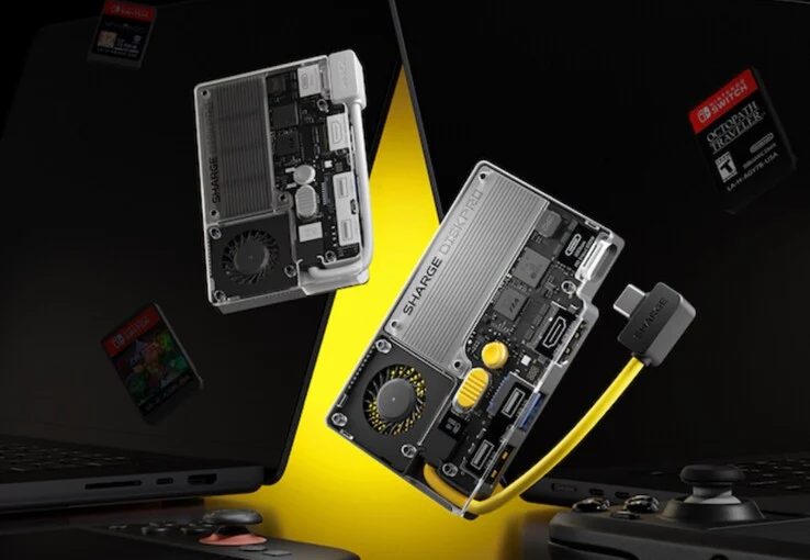 Sharge Disk Pro: 4TB Storage, Fans, and Ports for Gaming Devices