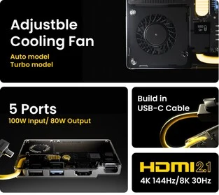 Sharge Disk Pro: 4TB Storage, Fans, and Ports for Gaming Devices
