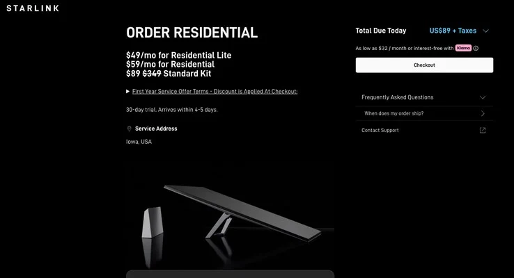 Starlink Dish and Residential Plans at Lowest Prices in These States