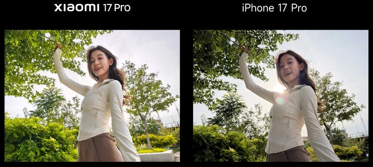 Xiaomi 17 Pro Camera Samples vs iPhone 17 Pro Comparison