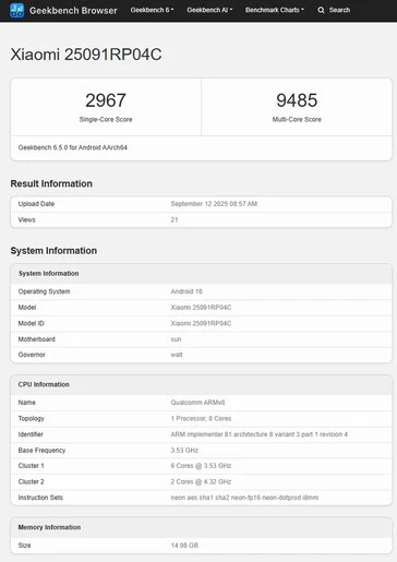 Xiaomi Pad 8 Pro Shines in Benchmarks with Snapdragon 8 Elite