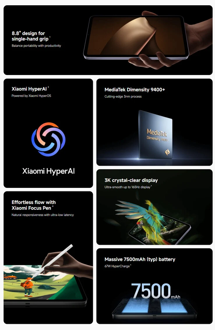 Xiaomi Pad Mini Launches as Compact Tablet Rival to RedMagic Astra