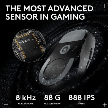 Logitech G Pro X Superlight 2c: 53g Weight, 44K DPI Sensor