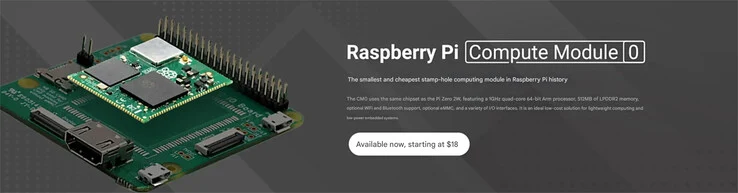 New Raspberry Pi Compute Module 0: Ultra-Cheap Device Unveiled