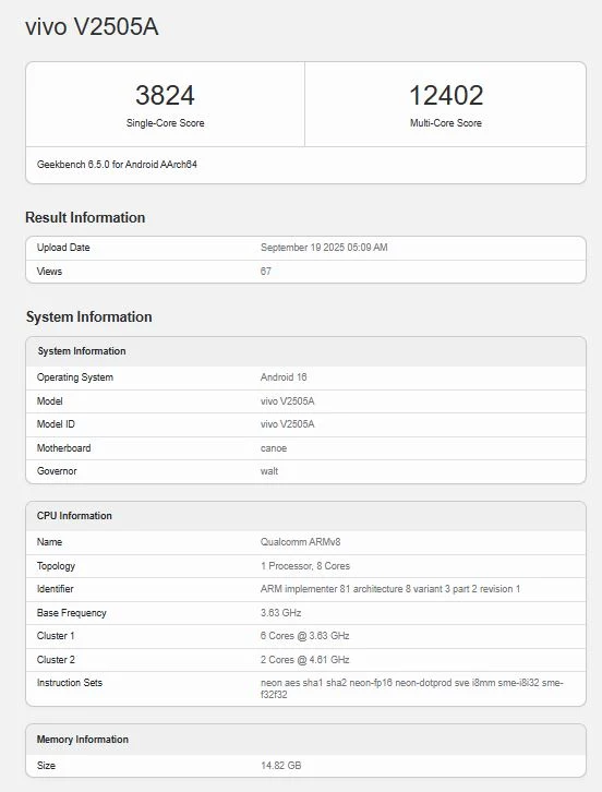 Snapdragon 8 Elite Gen 5 Exceeds 12K Multi-Core on Geekbench