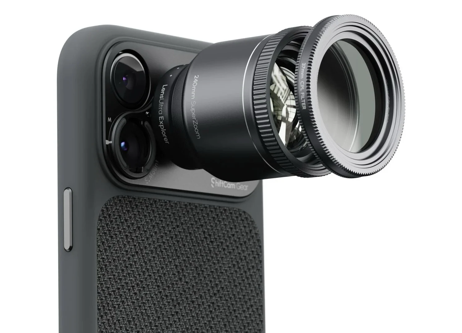 ShiftCam 240mm Telephoto Lens: 10x Zoom for iPhone Camera