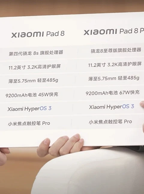 Xiaomi Pad 8 Specs: Snapdragon 8s Gen 4 and More Unveiled
