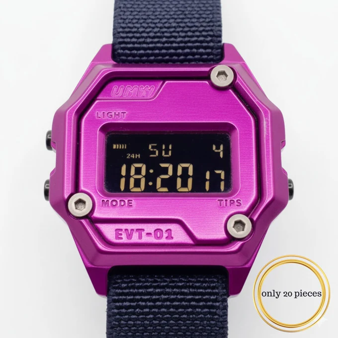 Casio F-91W Redefined: Italy-Made EVT-01 with Aluminum and Sapphire Glass