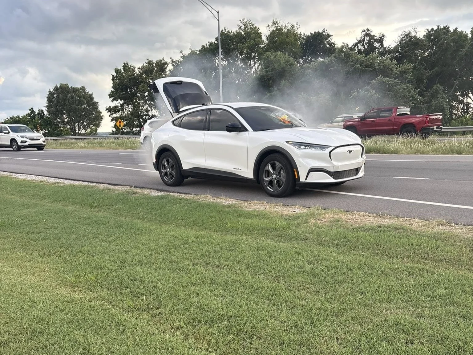Ford EV Catches Fire While Driving; Company Points to External Factors