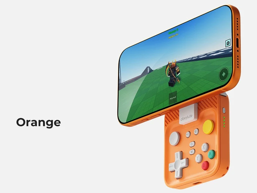 Abxylute Launches Snap-on Controller on Kickstarter for $39 in Orange