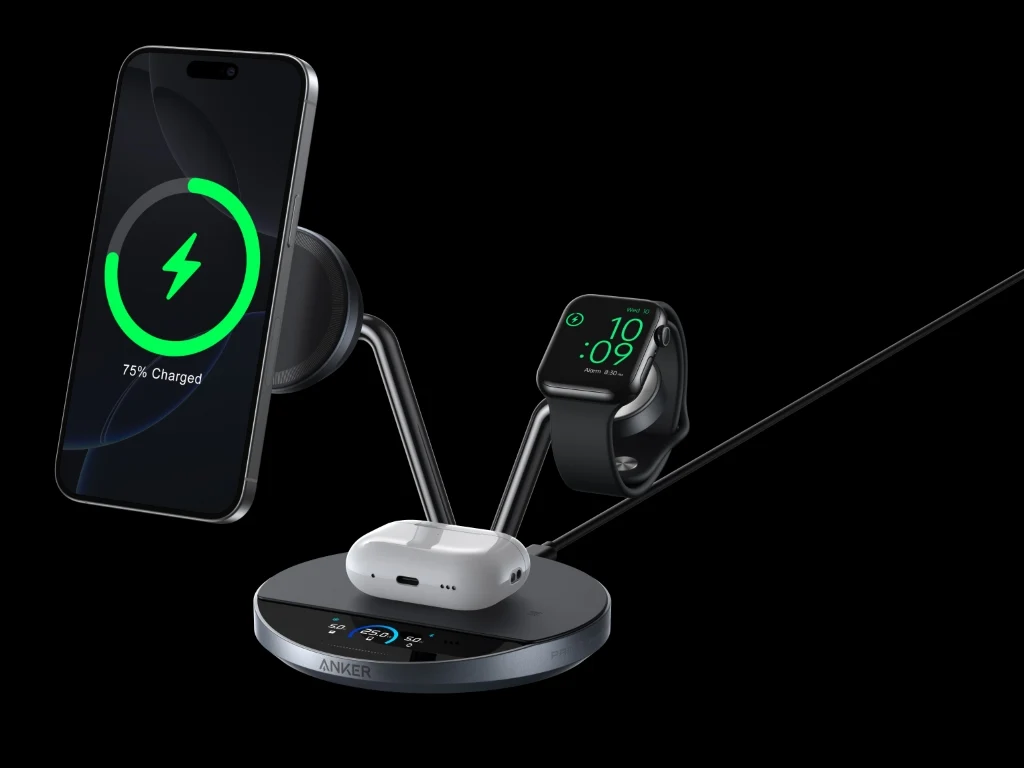 Anker Prime 3-in-1 Wireless Charging Station Launches in Europe